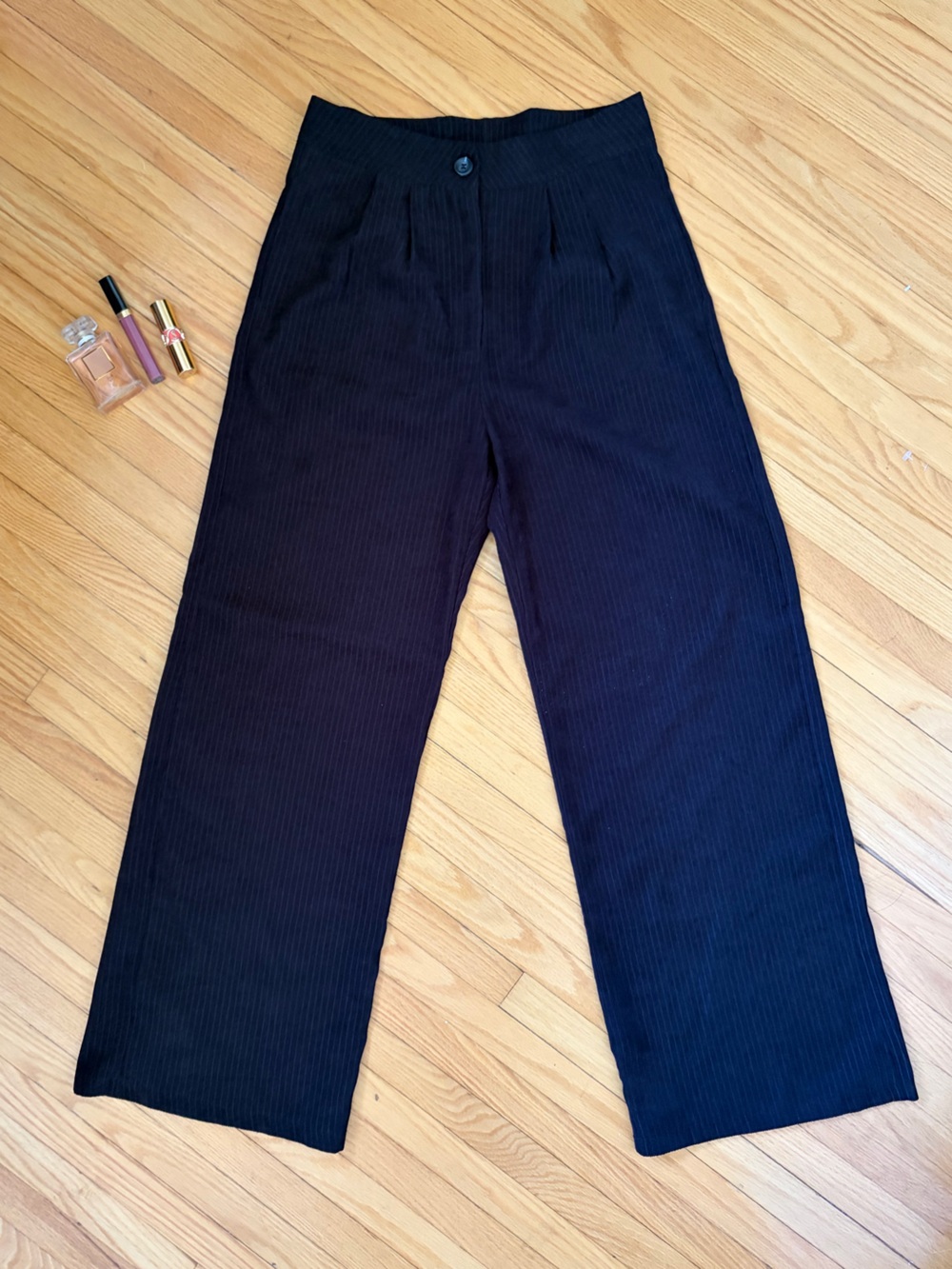 Women's Black Wide-Leg Pants
